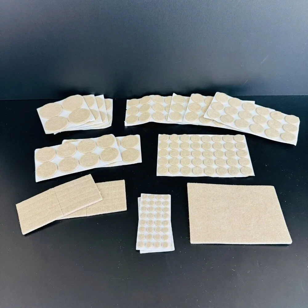 X-Protector Premium Felt Pads 235 Pcs Beige Furniture Floor Protectors